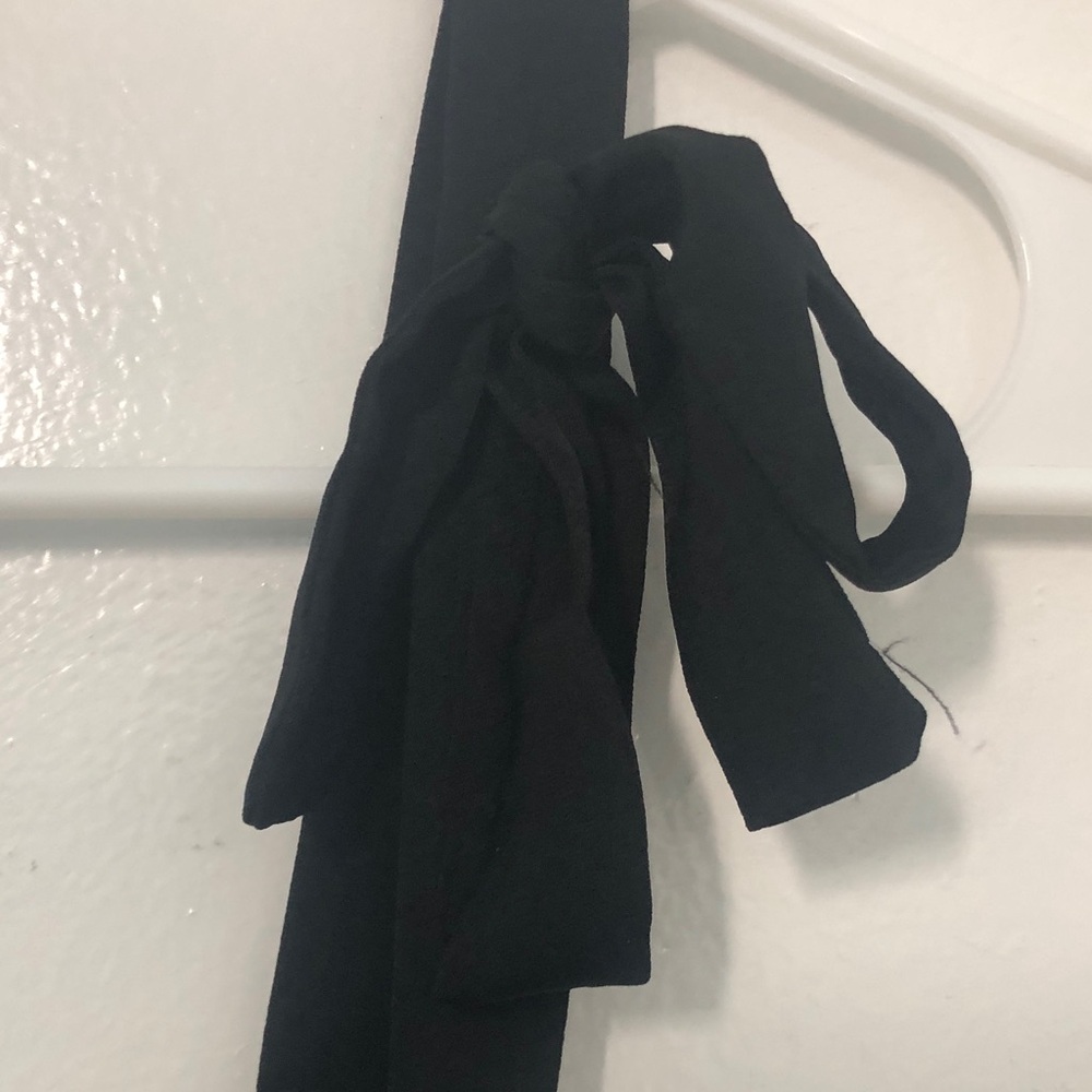 Trixxi Black Sleeveless Blouse with Tie Straps - Picture 3 of 7